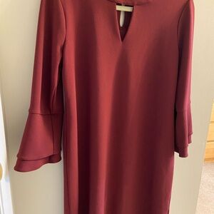 Charter club burgundy dress medium